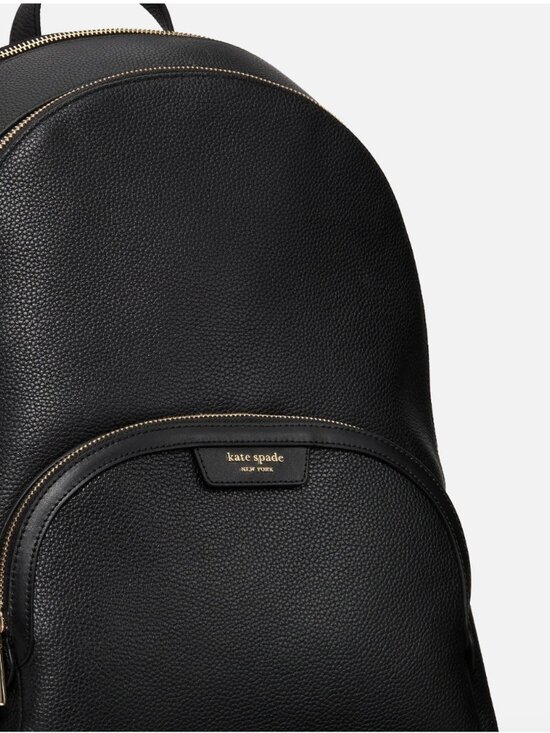 New Kate Spade Hudson Large Backpack Pebble Leather Black